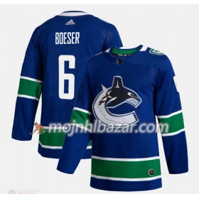 Dresovi Vancouver Canucks Brock Boeser 6 Adidas 2019-2020 Plava Authentic - Muške